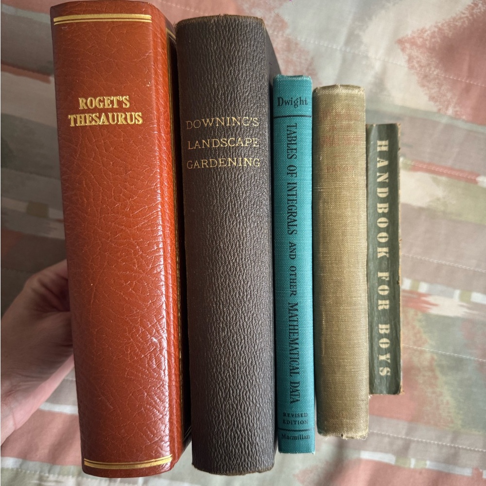Vintage Book Collection - Assorted Colors
